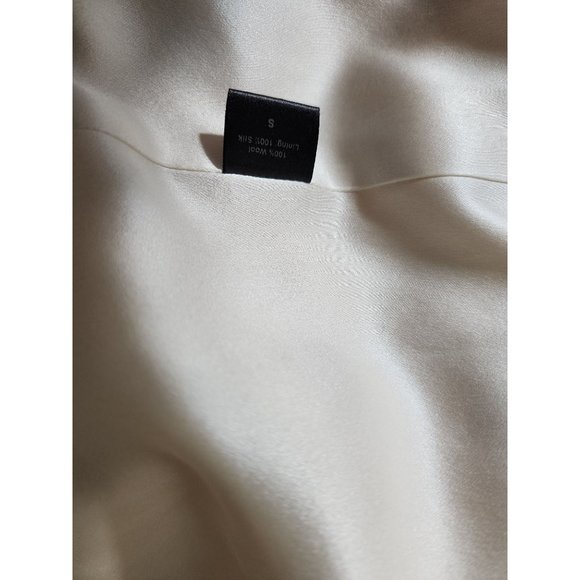 Jenni Kayne Wool Neutral Cream Blazer Jacket Small - Picture 7 of 7